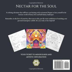 villa carmen bees nectar for the soul coloring book for adults