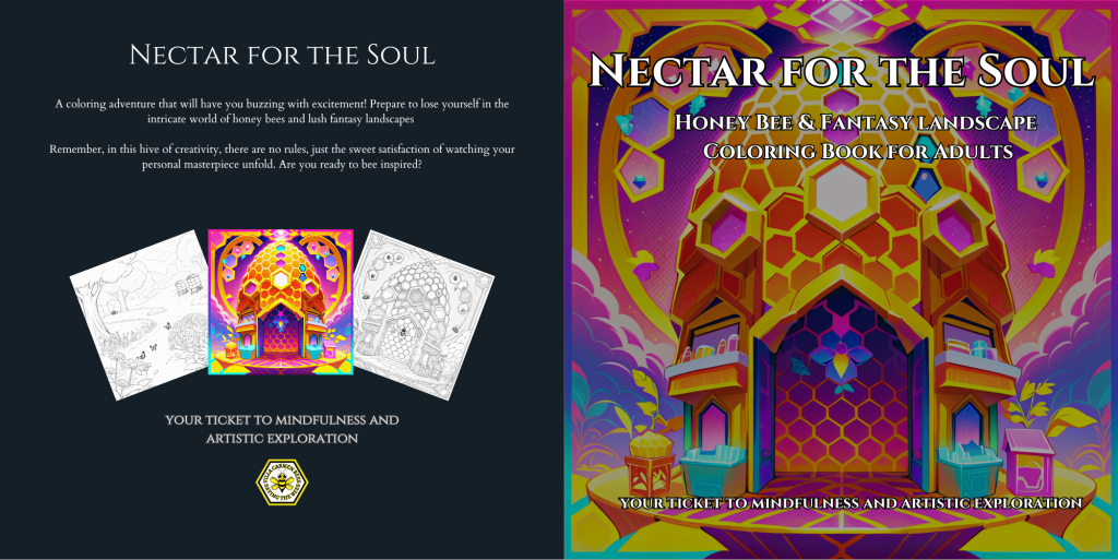 new coloring book by villa carmen bees - Nectar for the soul