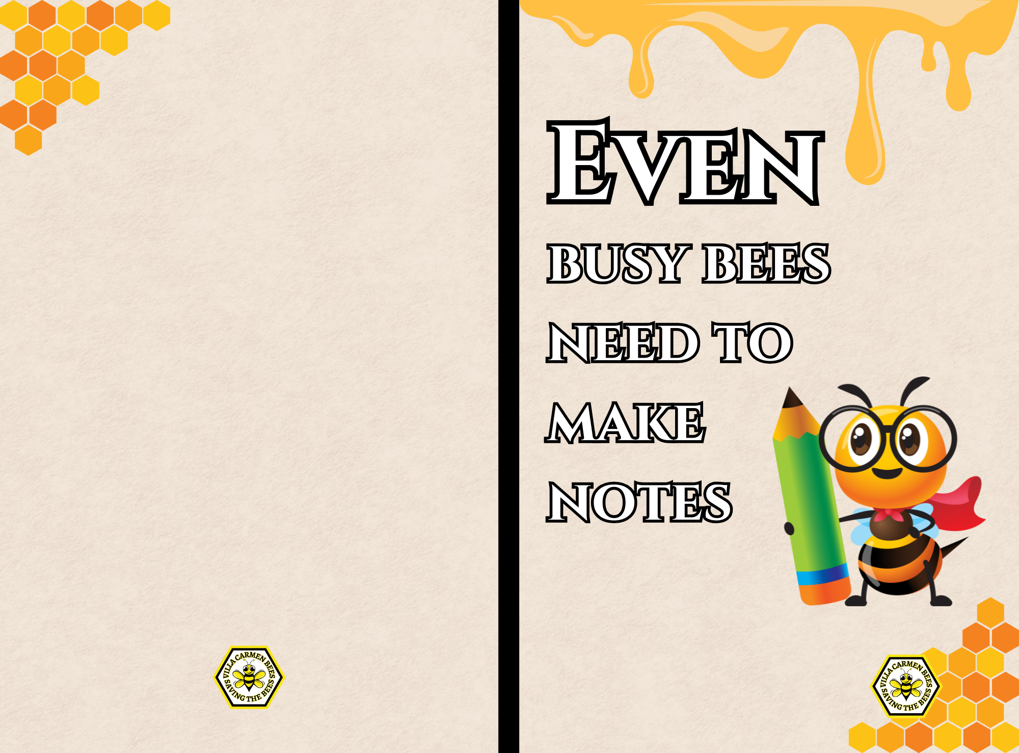 Even Busy Bees Need To Make Notes: Fun Gift Notebook Journal For Friends And Family