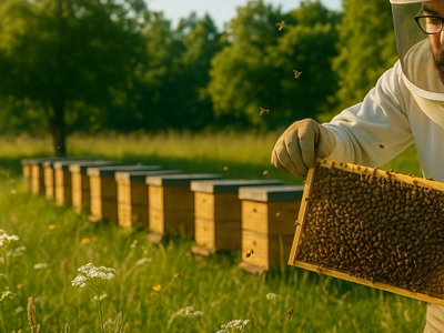 villa carmen bees, beekeeper, natural honey